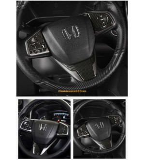 Bộ full nội thất Đen Cacbon 3D Honda CR-V 2017-2019